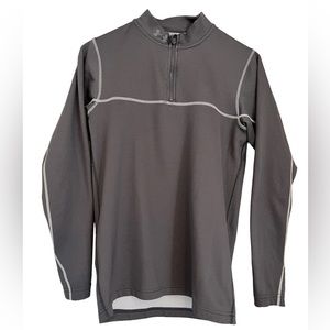 Under Armour Cold Gear 1/4 zip gray size small